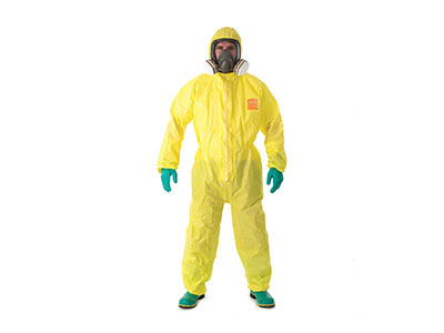 隔離傳染病簡(jiǎn)便穿戴防化服